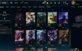 Conta LoL, Várias Skins Boas, Gold 4