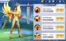 Conta Saint Seiya Awekening com Ikki Divino