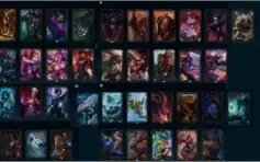 Conta de League of Legends - S8 - Gold V - 154 skins