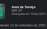 CONTA STEAM ANTIGA 18 ANOS (12 SETEMBRO DE 2003) 10 E 5 ANOS