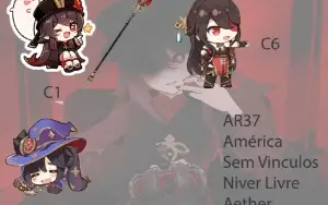AR37 - Hutao C1 + BIS + Mona + Beidou C6 + Espada Cel.