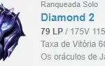 Conta LOL diamante 2 barata