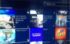 Conta PS4 com +50 jogos, foco no Rainbow Six Siege.