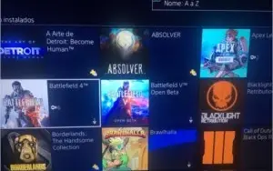 Conta PS4 com +50 jogos, foco no Rainbow Six Siege.