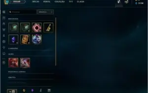 CONTA LOL PRATA 1 4 SKINS LENDÁRIAS