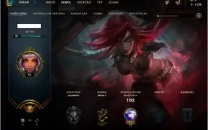 CONTA LOL PRATA 1 4 SKINS LENDÁRIAS