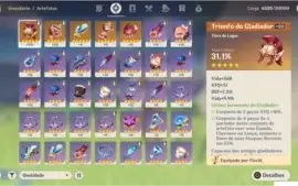 GENSHIM IMPACT - AR38 - QIQI, VENTI E JEAN +ARMA 5*