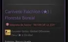 Faca Canivete Falchion (★) | Floresta Boreal - pouco usada