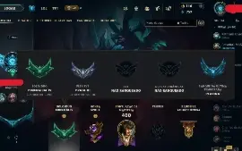 Conta Lol Esmeralda 4 - 134 Skins - lvl 288 + VAVA