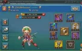 Conta lords mobile, castelo lv 24 (ainda em construção) T3