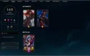Conta de League of Legends