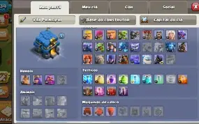 CONTA CLASH OF CLANS CV 13, 12, 11,15 (aceito propostas)