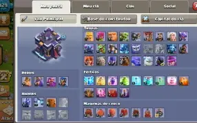 CONTA CLASH OF CLANS CV 13, 12, 11,15 (aceito propostas)