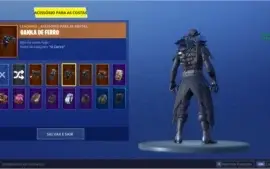 conta fortnite por R$ 400,00