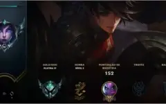 Conta de League of Legends Plat IV