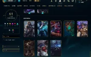 Ferro 3 com 70 Champs e 61 skins ( Mais de 30 Jogos )