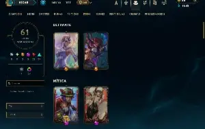 Ferro 3 com 70 Champs e 61 skins ( Mais de 30 Jogos )