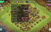 CV10 full construção, tropas e feitiços de elixir, muros