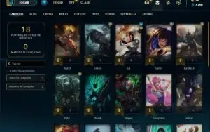 Conta de LOL - FULL ACESSO - Prata 2 - C/ Skins e EA