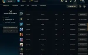 Conta de LOL - FULL ACESSO - Prata 2 - C/ Skins e EA