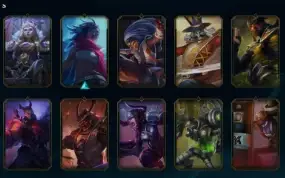 Lvl 127 + riot singed + 176 skins + ícones S2