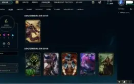 Conta LoL Plat 4 75% WIN RATE