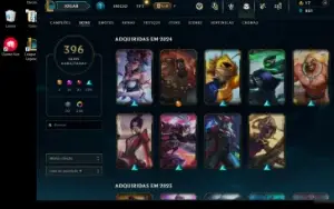 Conta do league of legends a venda