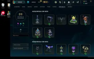 Conta do league of legends a venda