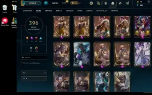 Conta do league of legends a venda