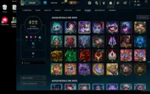 Conta do league of legends a venda