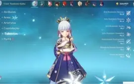 Conta Genshin Impact Ayaka/Diluc AR 40 + Banner Garantido