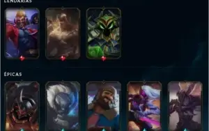 CONTA PLATINA IV | 47 CHAMPS | 24 SKINS