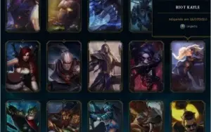 CONTA PLATINA IV | 47 CHAMPS | 24 SKINS