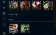 CONTA PLATINA IV | 47 CHAMPS | 24 SKINS