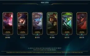 Conta lol Diamante 4 com 65% de win rate e 42 champs