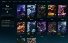 Conta lol Diamante 4 com 65% de win rate e 42 champs