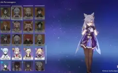 Conta reroll Genshin Impact AR 37 com Keqing, Raiden e Ayaka