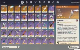15 Personagens T5 + 7 Armas T5
