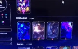 Conta com varias skins caras e raras