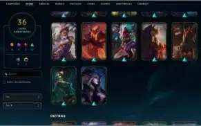 Conta league of legends lvl 269