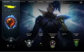 Conta league of legends lvl 269