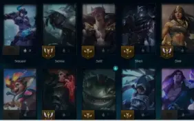 Conta lol atualmente diamante com emote mestre 2022 e skins