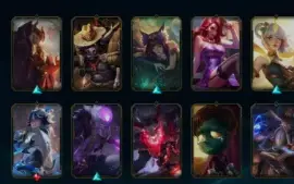 Conta lol atualmente diamante com emote mestre 2022 e skins