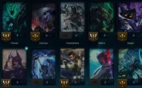 Conta lol atualmente diamante com emote mestre 2022 e skins