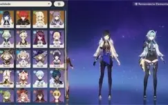 AR 52 Yelan + Eula + Diluc c1 + Banner garantido !