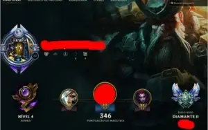 Conta League of Legends, /Diamante 2 /87 Campeões /24 Skins