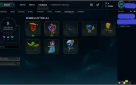 CONTA NVL 95 COM 40K EA 57 CHAMPS E 18 SKINS POR R$105,99