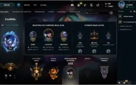 (TROCO) Conta de LOL por itens d CSGO