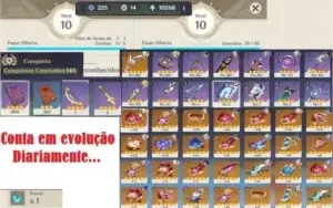 CONTA GENSHIN IMPACT /AR 49 / KEQING/RAZOR+2/FISCHL+4 / N.A.