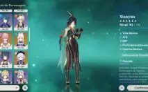 conta de genshin, vários t5